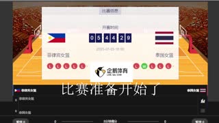菲律宾女篮vs泰国女篮..